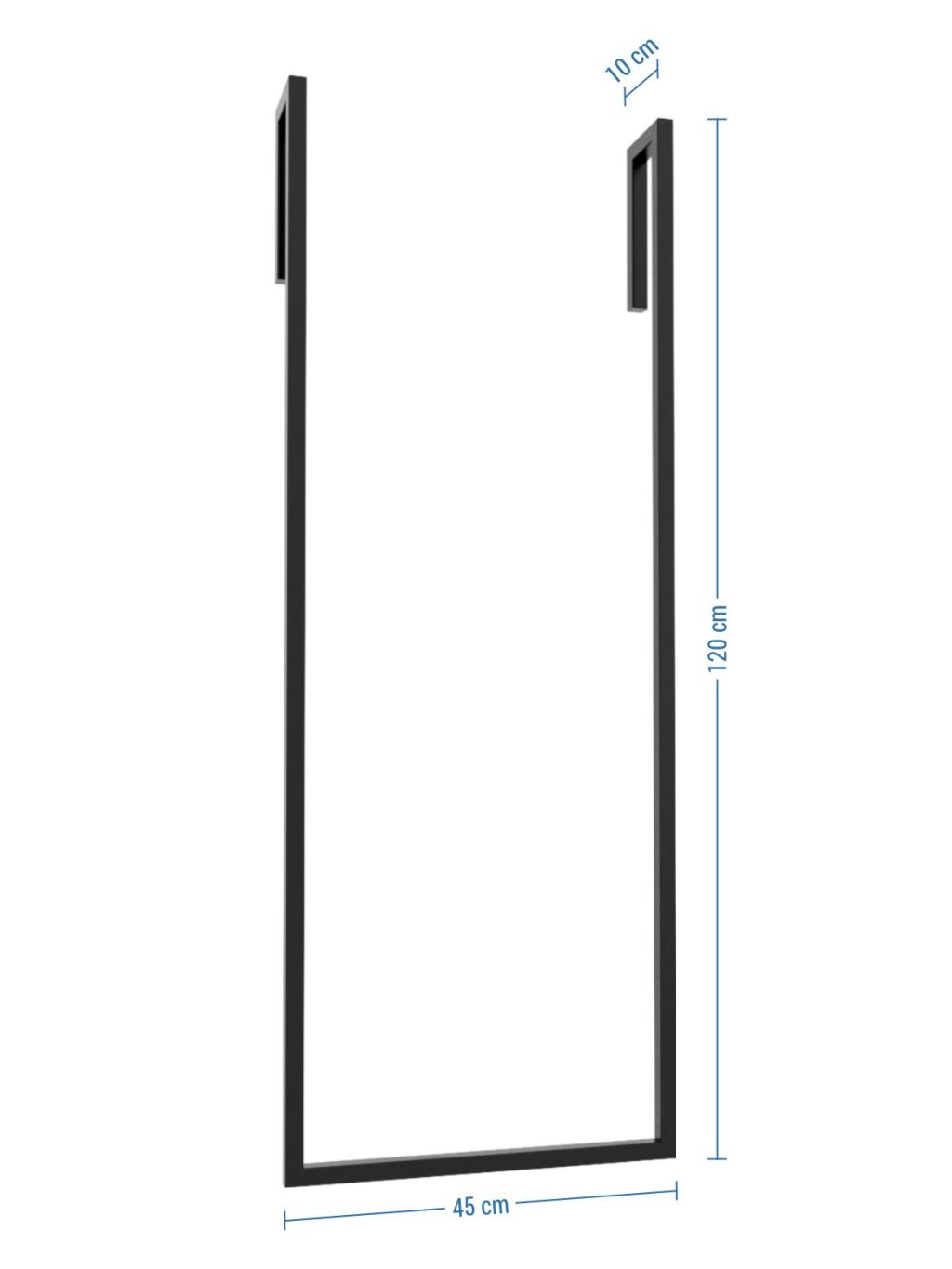 Wieszak na ręczniki pojedynczy ścienny  S - obrazek 4