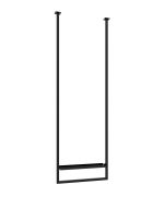 Wieszak na ręczniki sufitowy Long z półką S - obrazek 2