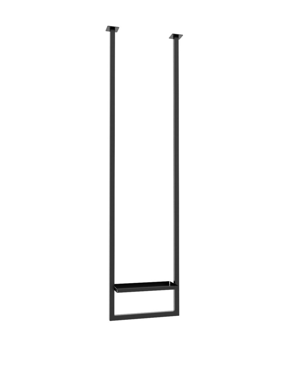 Wieszak na ręczniki sufitowy z półką XS - obrazek 2