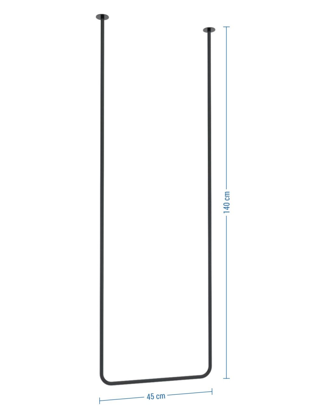 Wieszak sufitowy pojedynczy Tube Long S - obrazek 4