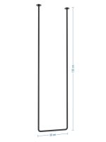 Wieszak sufitowy pojedynczy Tube XS - obrazek 4