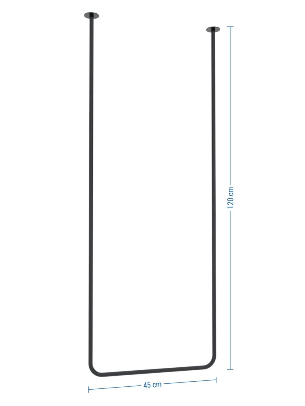 Wieszak sufitowy pojedynczy Tube S - obrazek 4