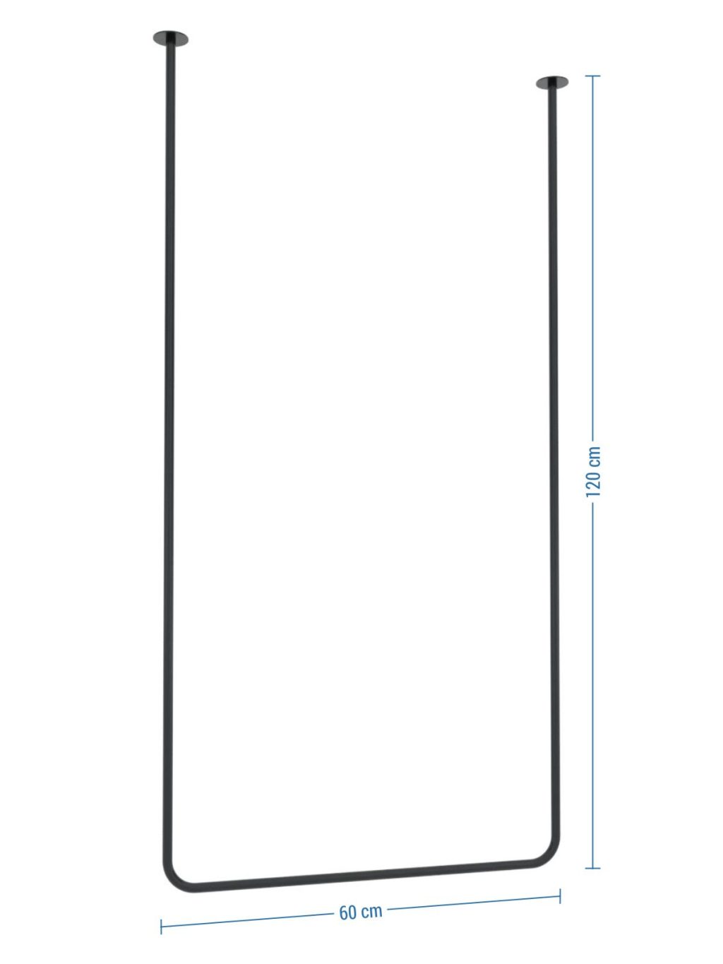 Wieszak sufitowy pojedynczy Tube M - obrazek 4