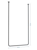 Wieszak sufitowy pojedynczy Tube M - obrazek 4