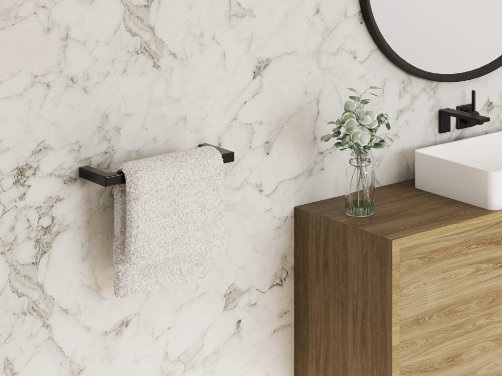 Wieszak na ręczniki ścienny pojedynczy XS - obrazek 3