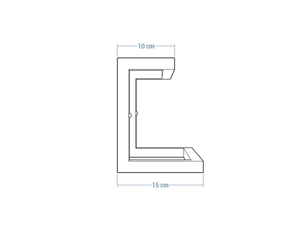 Wieszak na ręczniki ścienny podwójny XS - obrazek 5