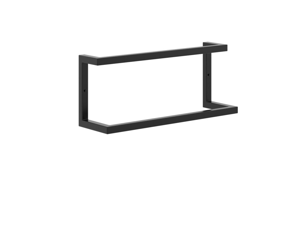 Wieszak na ręczniki ścienny podwójny S - obrazek 2