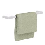 Wieszak na ręczniki ścienny pojedynczy stal nierdzewna chrom S