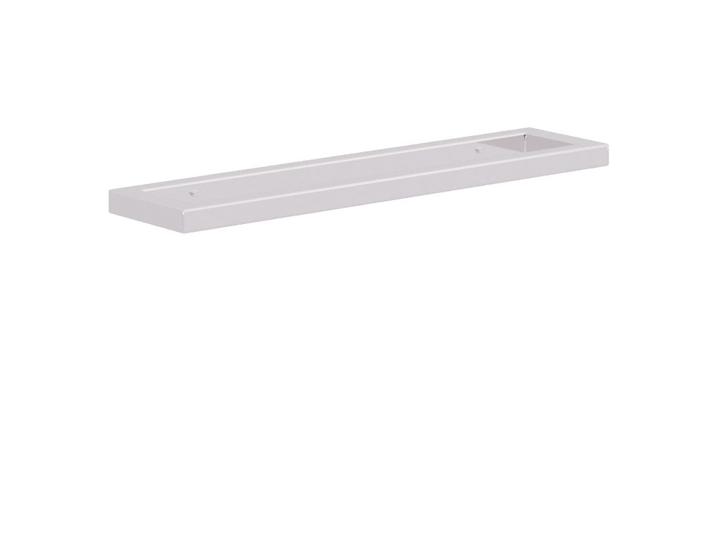 Wieszak na ręczniki ścienny pojedynczy B stal nierdzewna chrom S - obrazek 2