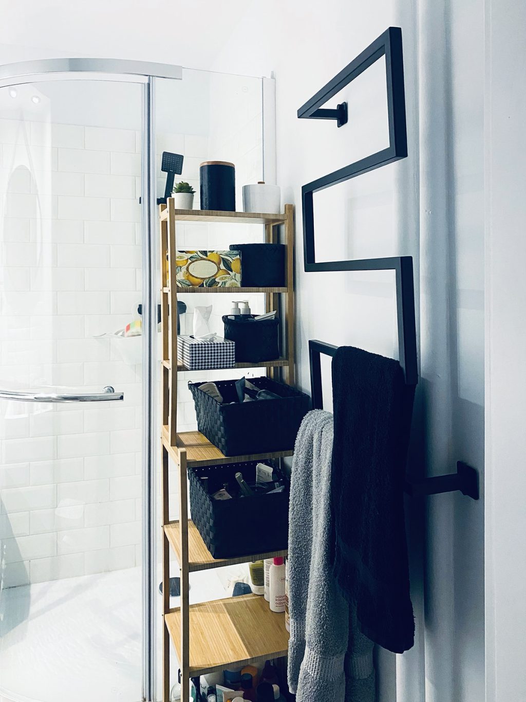 Wieszak na ręczniki ścienny loftowy Long S - obrazek 3