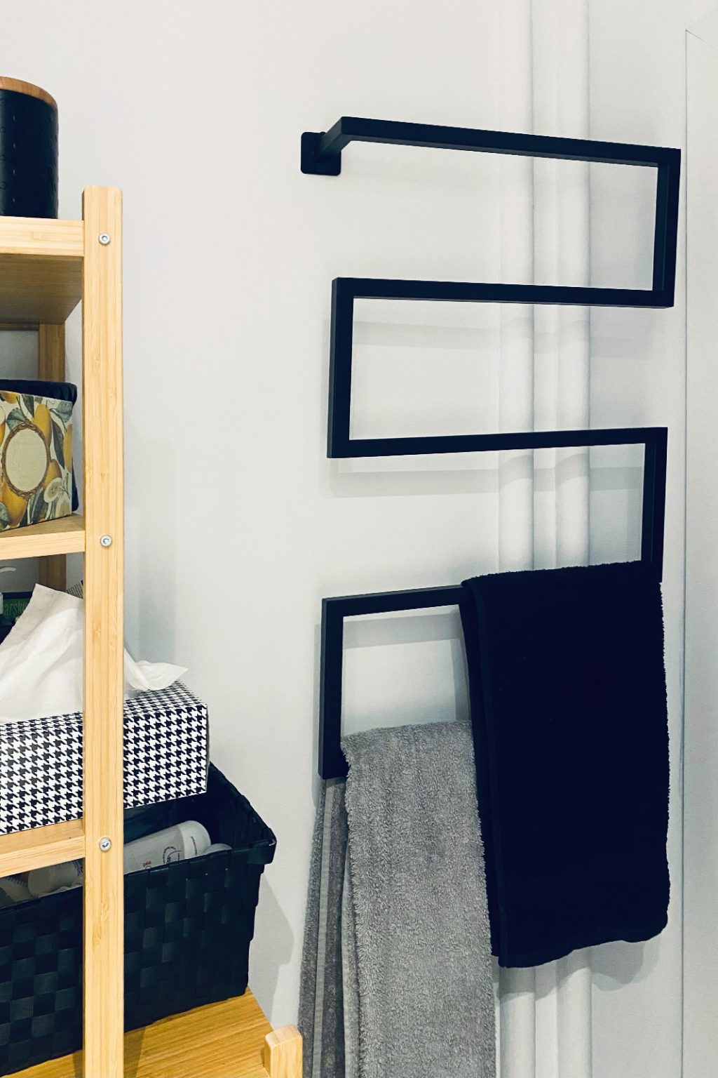 Wieszak na ręczniki ścienny loftowy Long S - obrazek 4