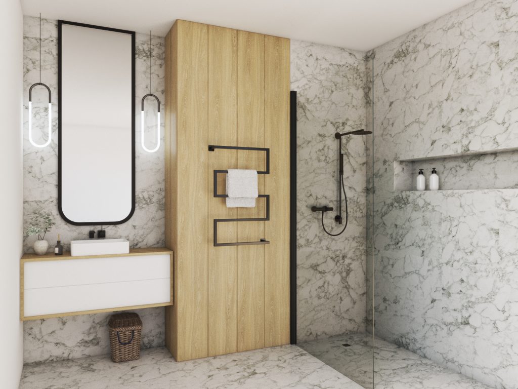 Wieszak na ręczniki ścienny loftowy Long S - obrazek 2