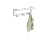 Wieszak na ręczniki ścienny z zawieszkami stal nierdzewna chrom XS