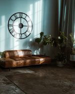 Duży zegar metalowy Roma loft 100 cm - obrazek 4