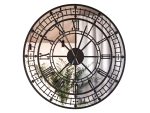 Zegar z lustrem ścienny metalowy Big Ben 100 cm