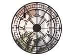 Zegar z lustrem ścienny metalowy Big Ben 60 cm