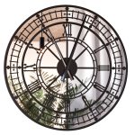Zegar z lustrem ścienny metalowy Big Ben 70 cm