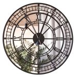 Zegar z lustrem ścienny metalowy Big Ben 80 cm