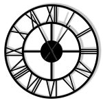 Zegar metalowy Roma loft 70 cm
