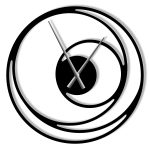 Zegar metalowy Spirala 70 cm