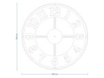 Zegar ścienny metalowy Classic II 50 cm - obrazek 3