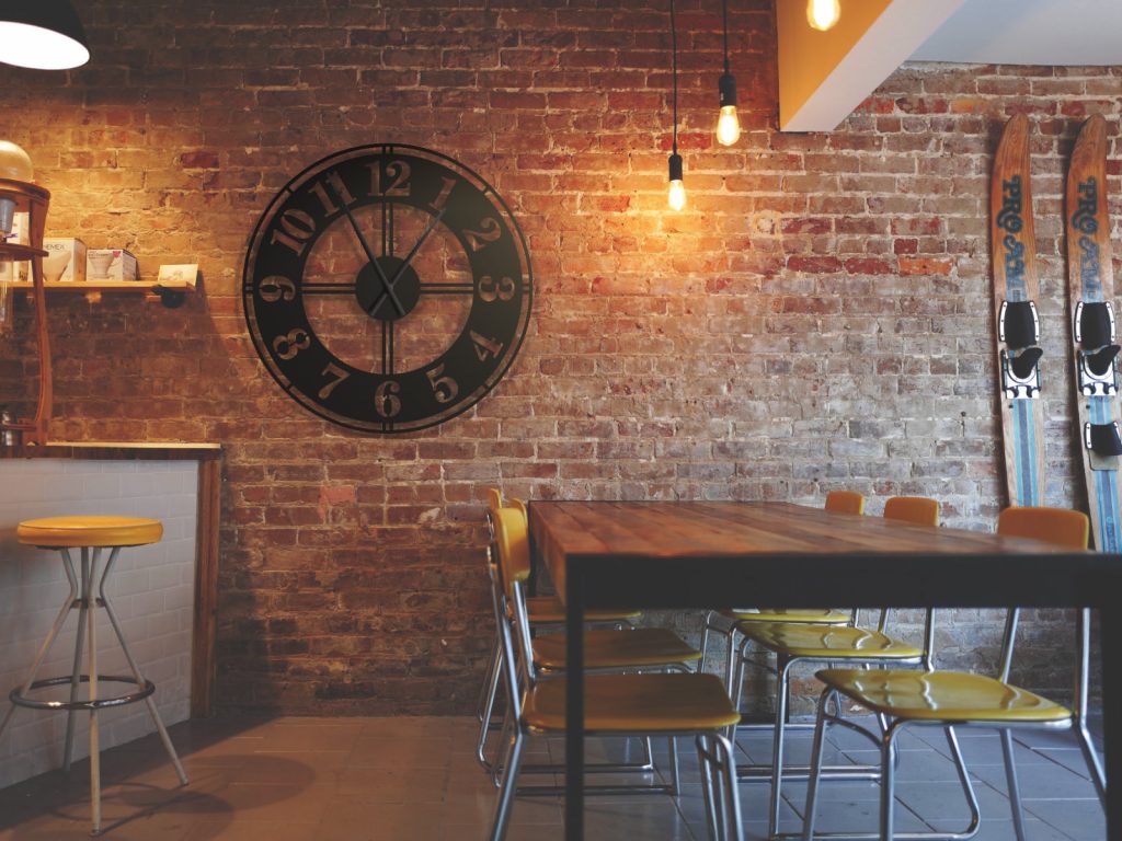 Duży zegar ścienny metalowy Classic II 80 cm - obrazek 2