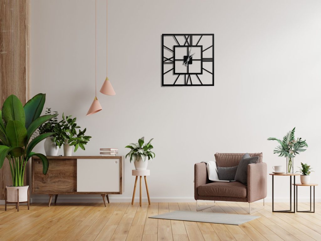 Zegar metalowy ścienny Plaza 50 cm - obrazek 2