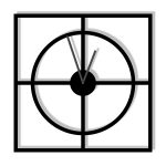 Zegar ścienny Simple 40 cm