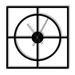 Zegar ścienny Simple 60 cm