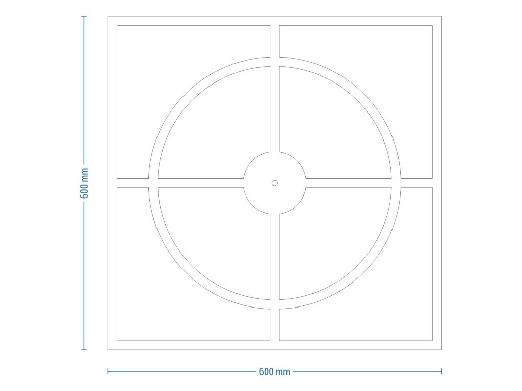 Zegar ścienny Simple 60 cm - obrazek 5