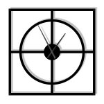 Duży zegar ścienny Simple 90 cm